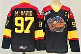 Men's Edmonton Oilers #97 Connor McDavid Black 2024-25 With C Patch Heritage Classic Primegreen Stitched Jersey,baseball caps,new era cap wholesale,wholesale hats